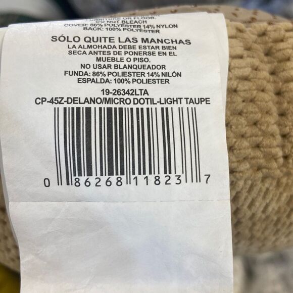 Klear Vu Memory Foam Chair Cushions, Non-Slip Grip Dot, set of 6 - Picture 4 of 6